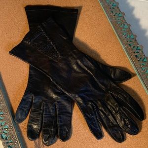Vintage Leather Driving Gloves (B12)